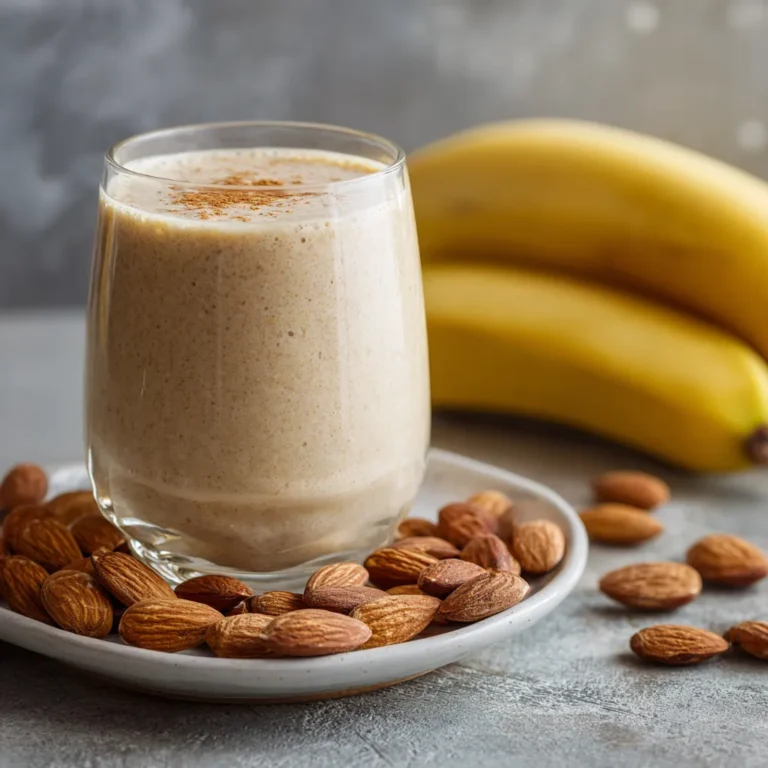 Almond Butter Banana Smoothie Recipe