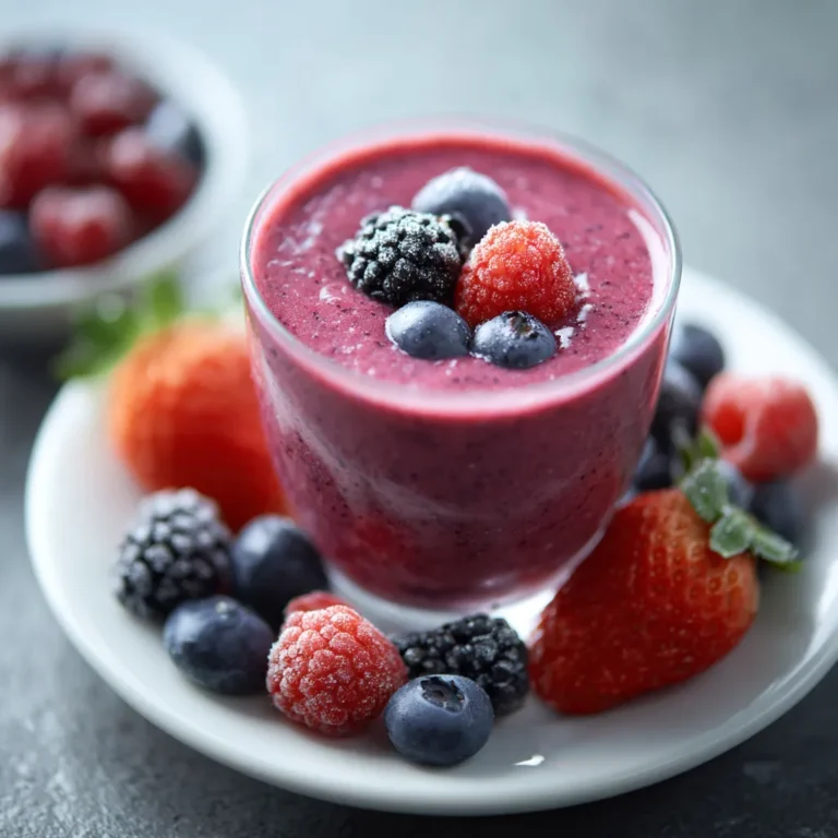 Anti-Inflammatory Berry Smoothie Recipe
