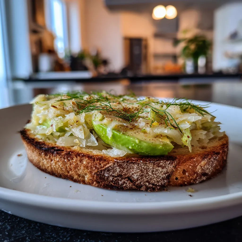 Avocado Sauerkraut Toast upscaled 68444b84e6fe0