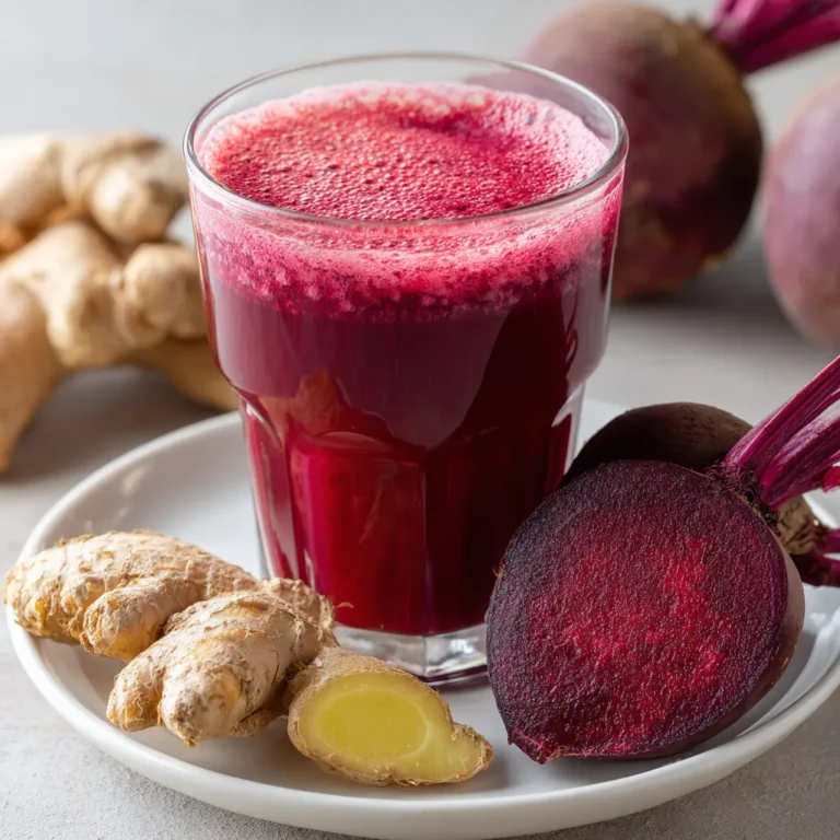 Beetroot and Ginger Smoothie for Wellness and Recovery