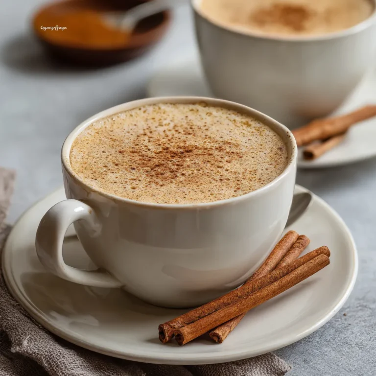 Creamy Cinnamon Chai Latte Recipe