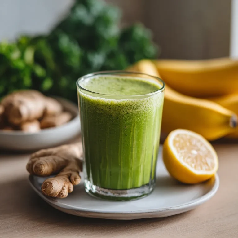 Detox Green Smoothie That Supports Gut Health