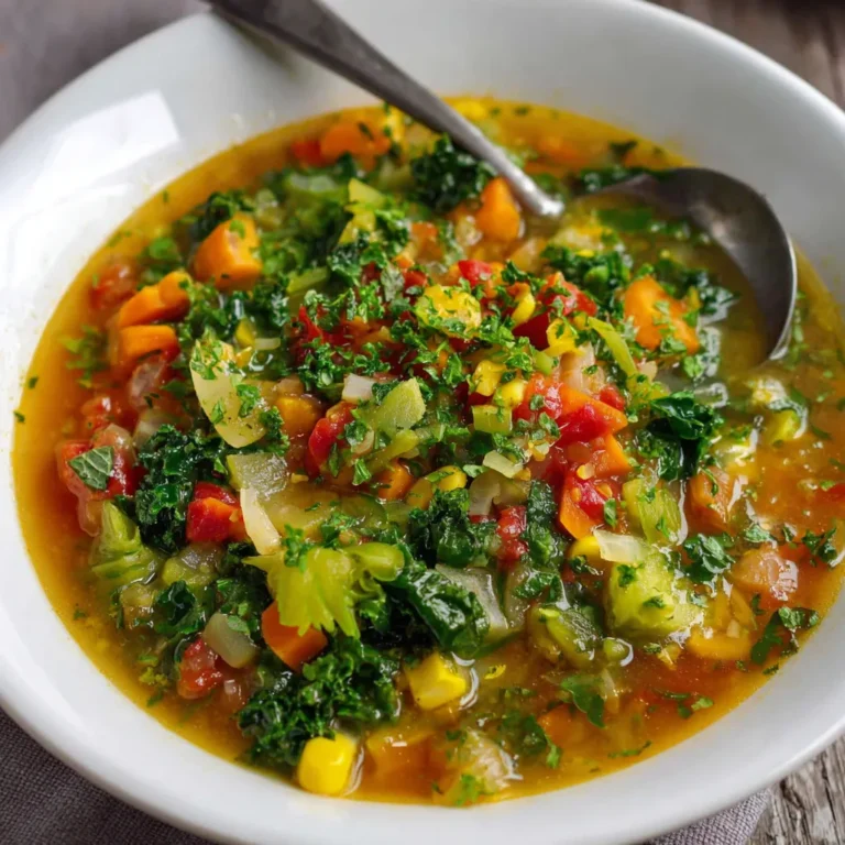 Easy Anti-Inflammatory Veggie Soup Recipe