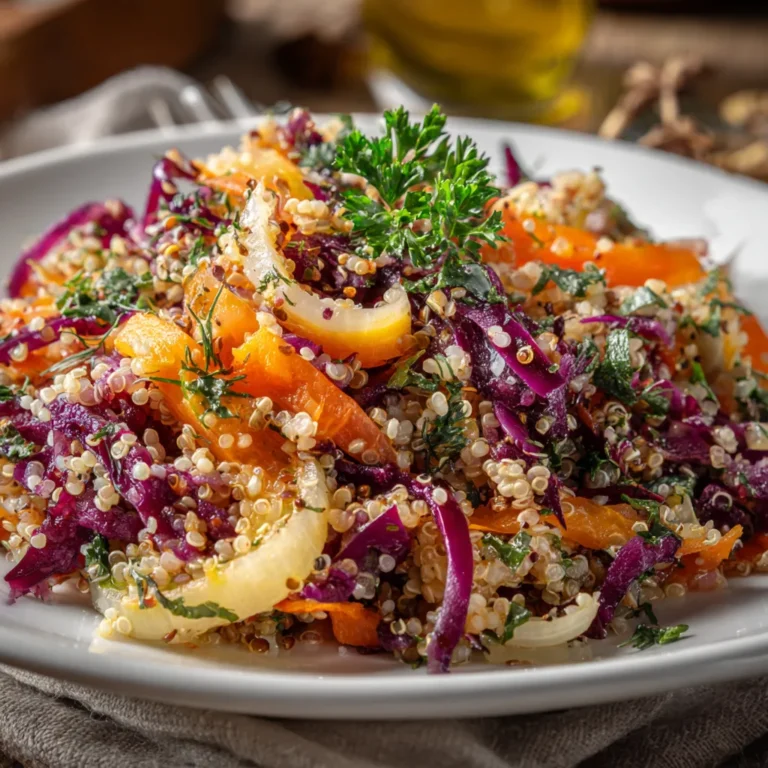 Easy Quinoa Salad with Fermented Veggies