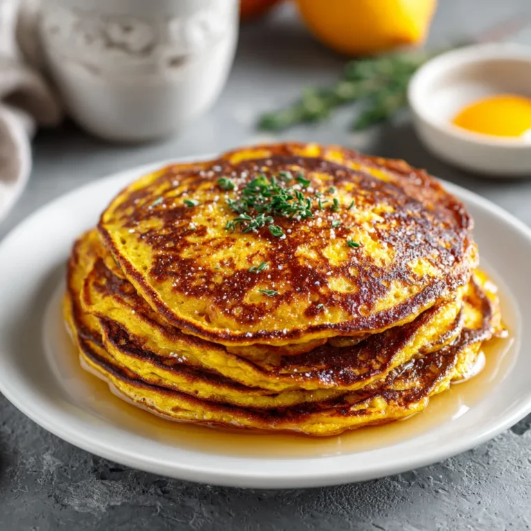 Gluten-Free Turmeric Pancakes Recipe