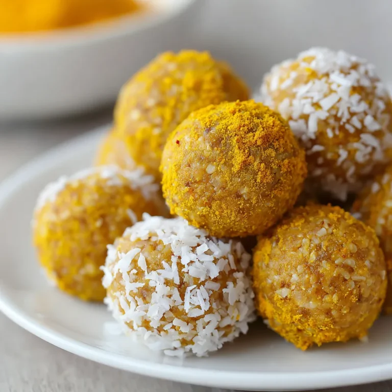 Golden Energy Bites Recipe (Turmeric + Coconut)