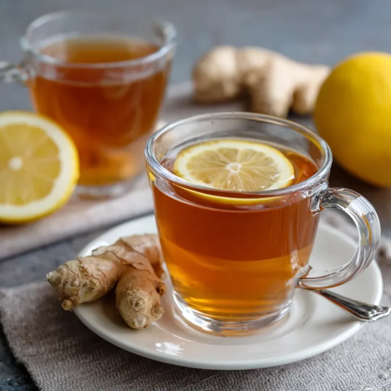 Lemon Ginger Detox Tea Recipe
