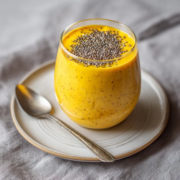 Mango Chia Seed Smoothie for Inflammation Support