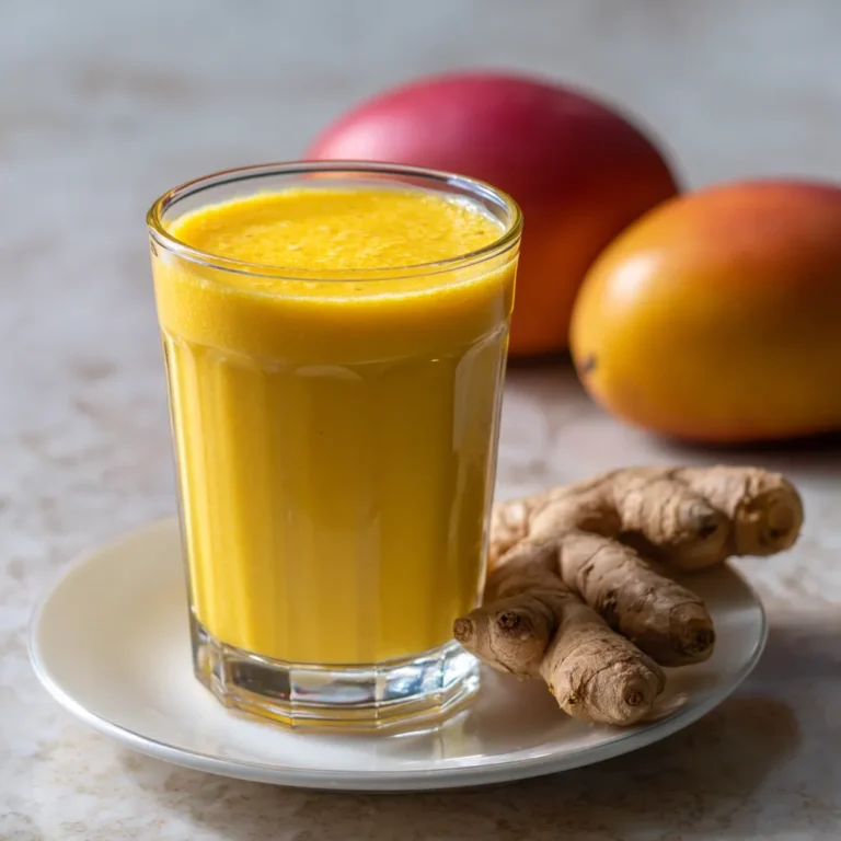 Mango Ginger Smoothie Recipe for Digestion