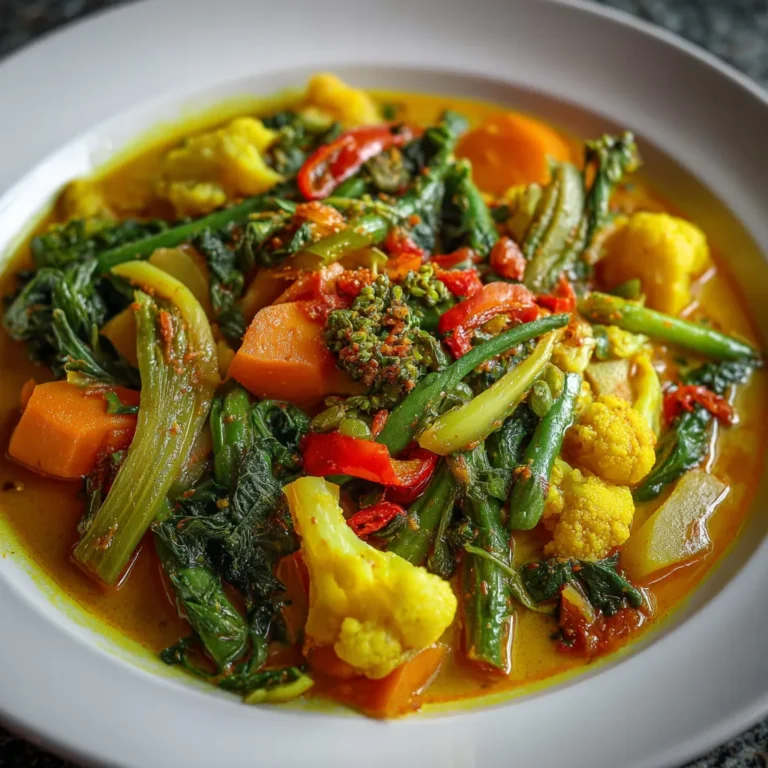 Nourishing Turmeric Vegetable Stew Recipe