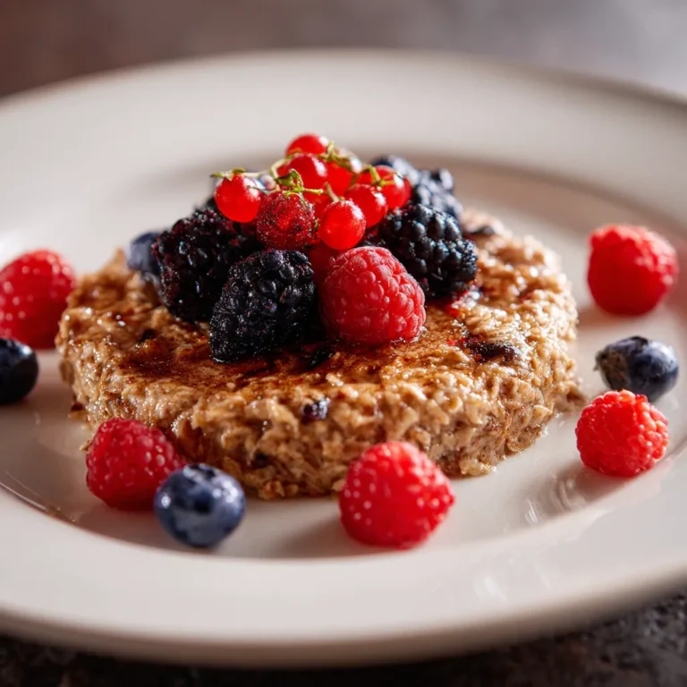 Oats with Berries and Ground Flaxseed Recipe