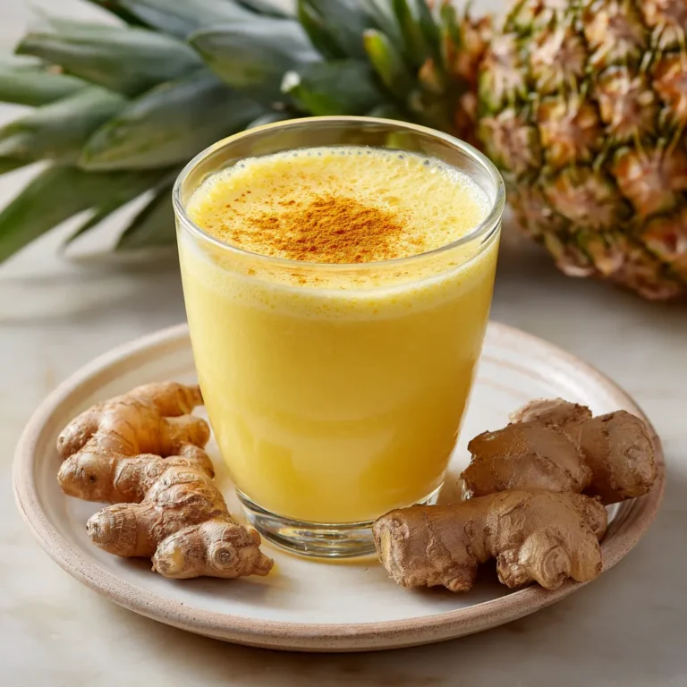 Pineapple Turmeric Smoothie for Joint Health