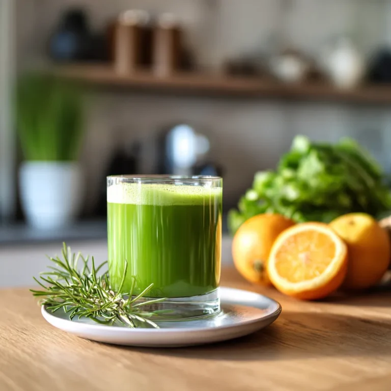 Revitalizing Green Wellness Juice Recipe