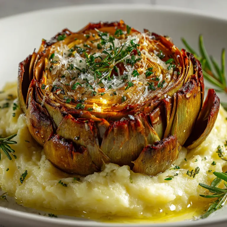 Roasted Artichoke & Garlic Mash Recipe