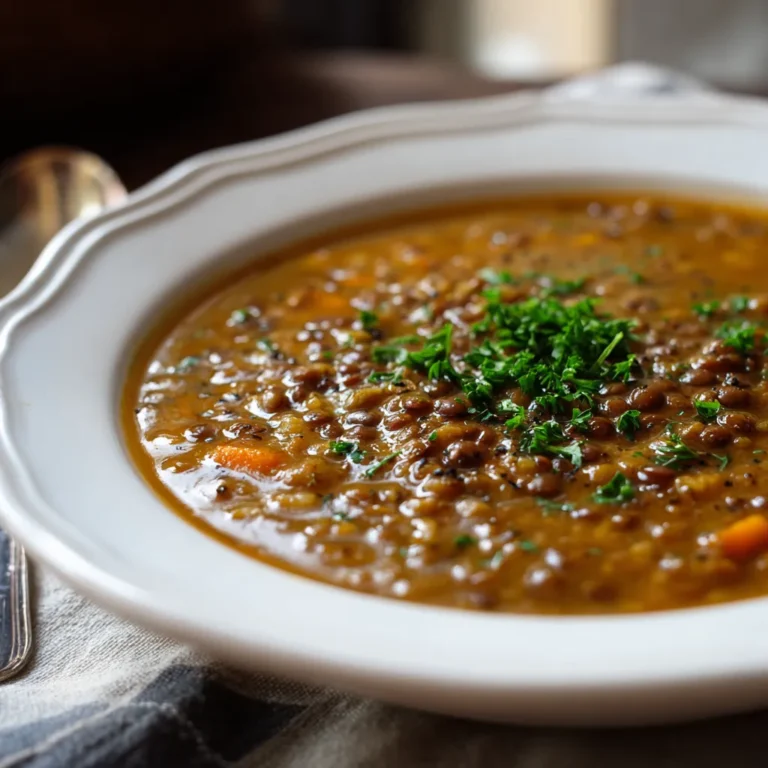 Simple Anti-Inflammatory Lentil Soup Recipe