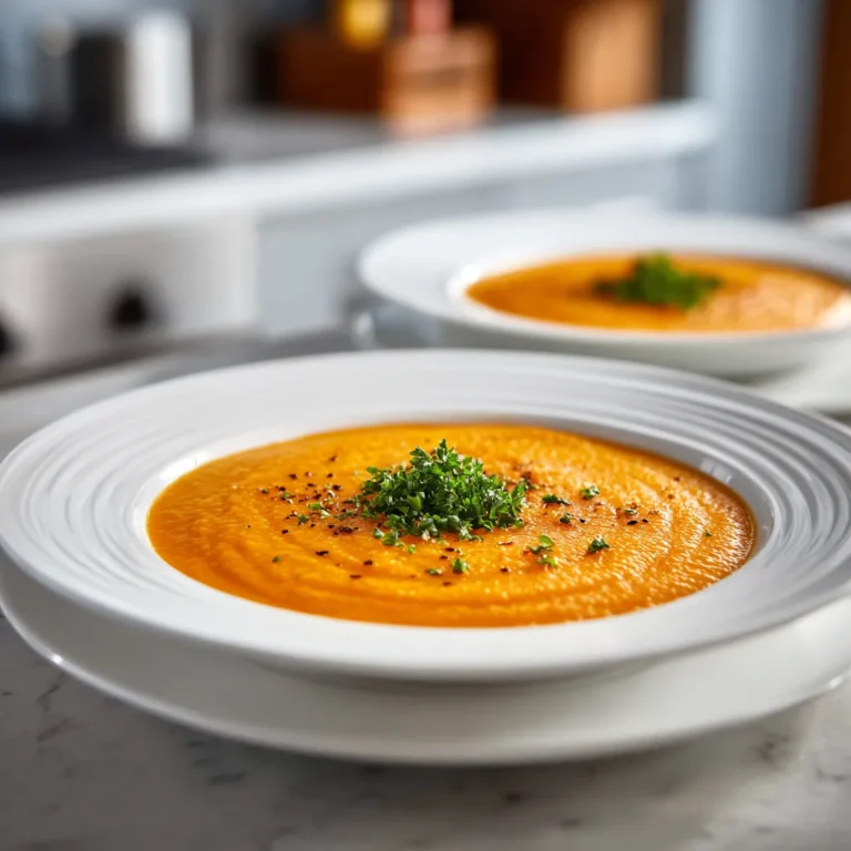 Spicy Carrot Ginger Soup Recipe