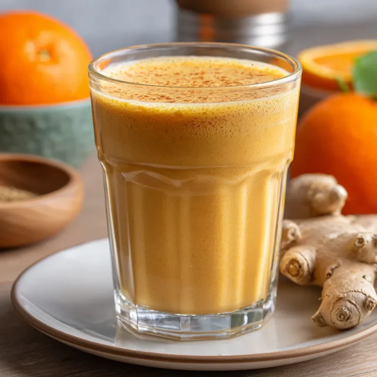 Spicy Ginger Citrus Smoothie for Inflammation Relief