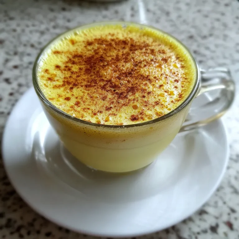Vanilla Almond Milk Latte with Turmeric