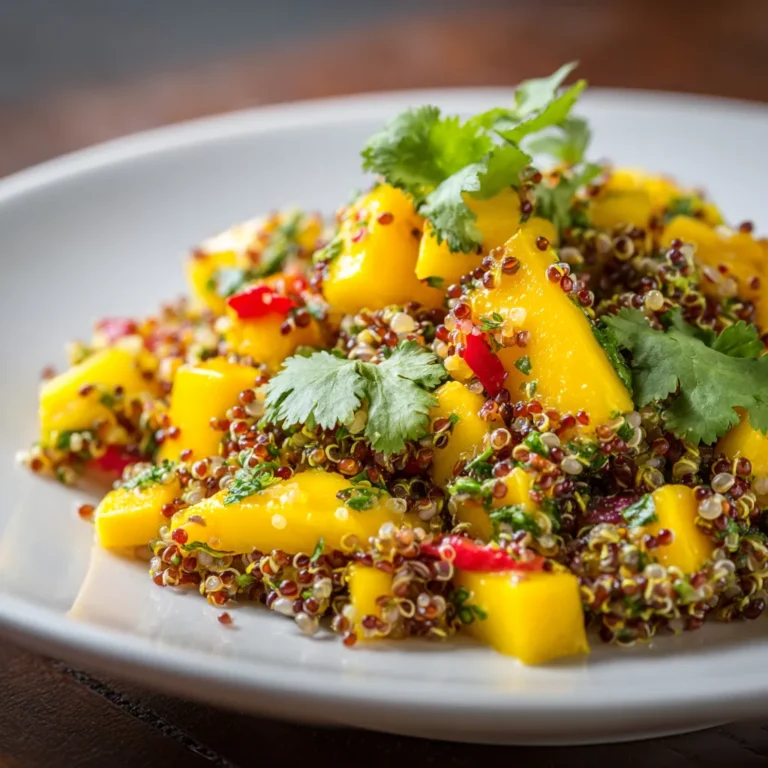 Vibrant Quinoa Salad with Mango and Cilantro