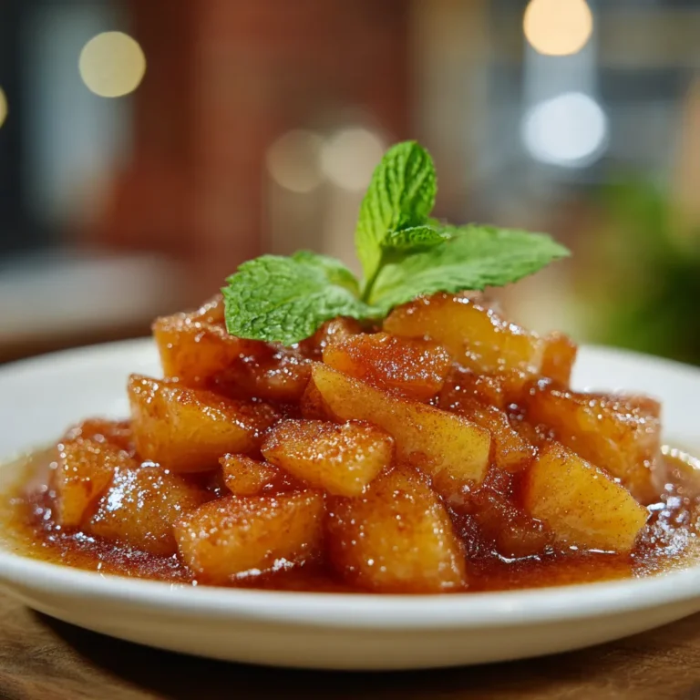 Warm Cinnamon Apple Compote recipe