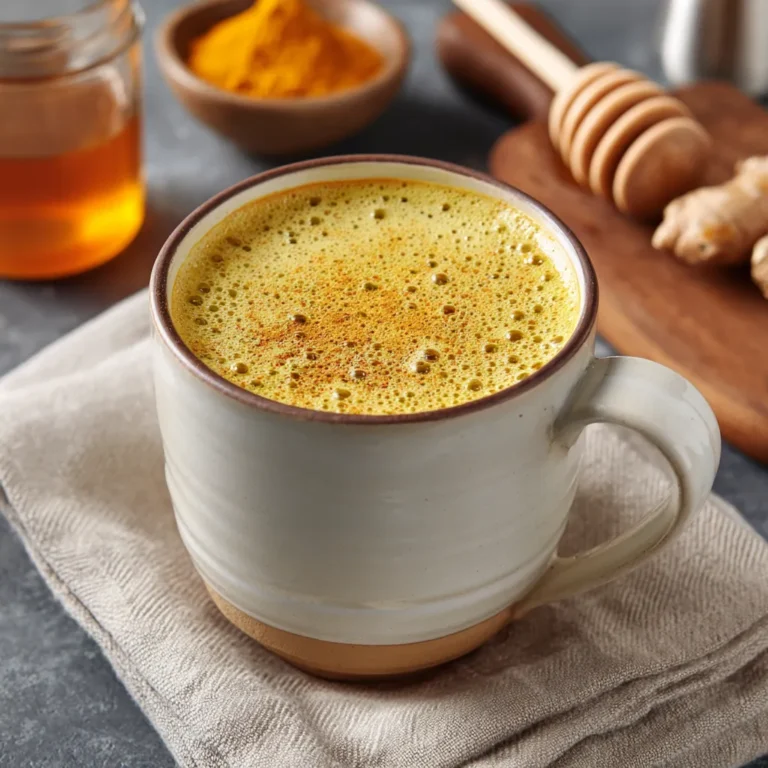 Warm Turmeric and Honey Latte Recipe