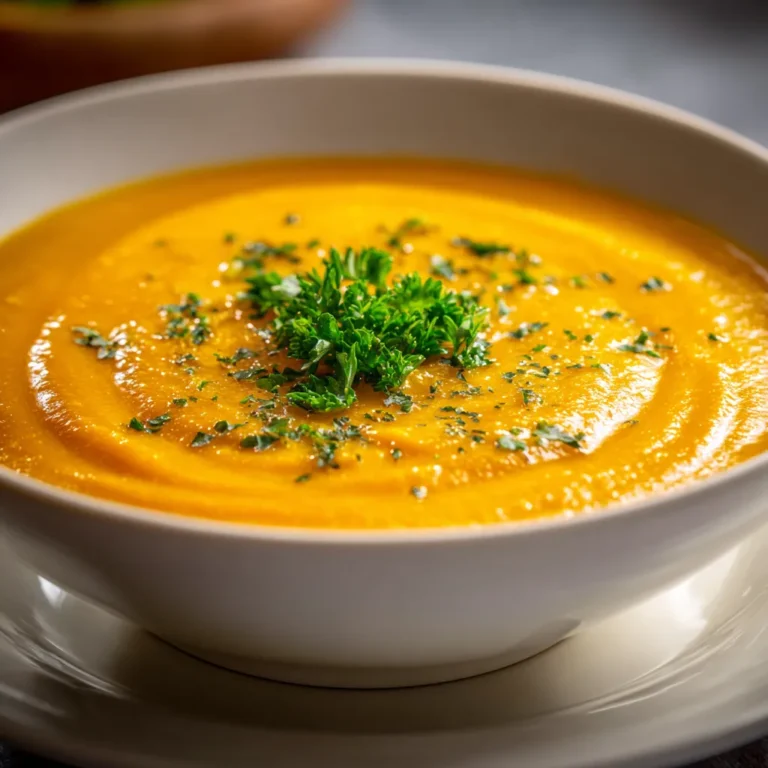 Wholesome Ginger Carrot Soup Recipe
