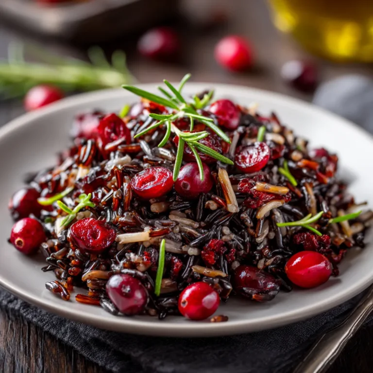 Wild Rice and Cranberry Salad Recipe