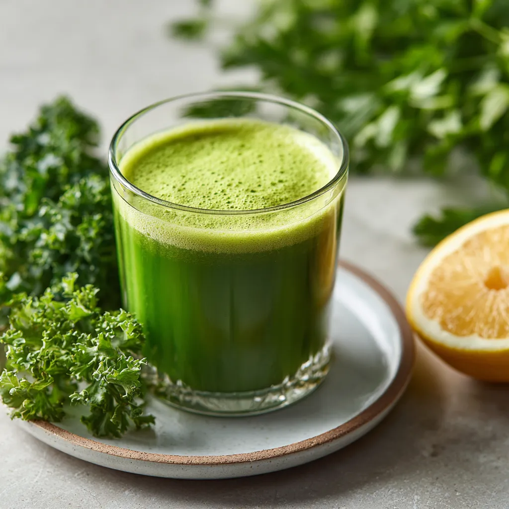 Green Detox Smoothie Recipe For Inflammation Relief Power Up 3 Ingredients for green detox smoothie on a wooden table