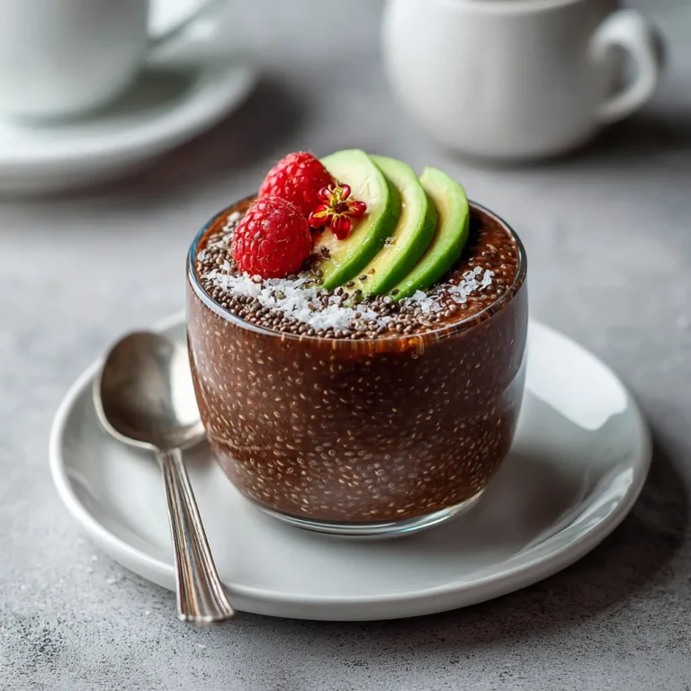 Chocolate Avocado Chia Pudding for a Happy Tummy