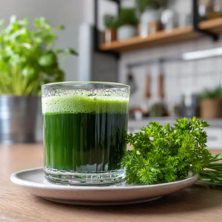 Refreshing Green Detox Drink for Reducing Inflammation