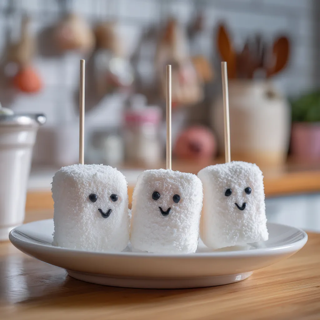 Ghost Marshmallow Pops