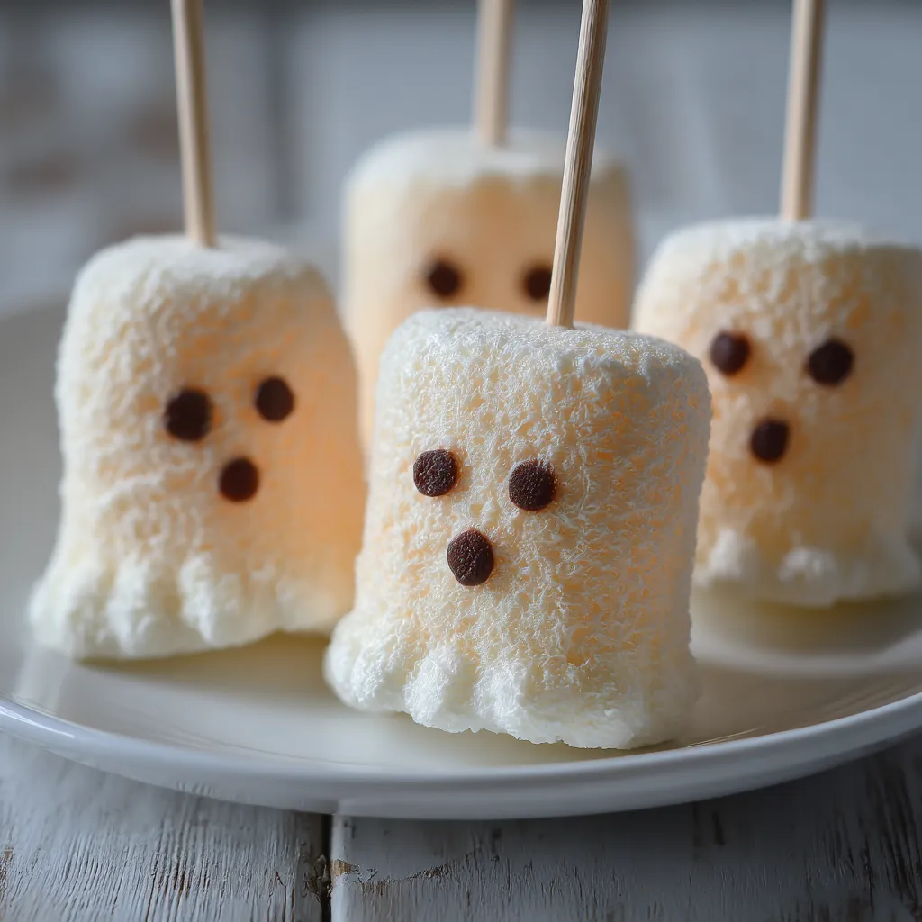 Ghost Marshmallow Pops: A Spooktacularly Sweet Treat 3 Ghost Marshmallow Pops upscaled 68f8b3cf10aeb