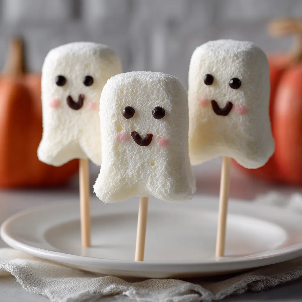 Ghost Marshmallow Pops: A Spooktacularly Sweet Treat 2 Ghost Marshmallow Pops upscaled 68f8b447cf737