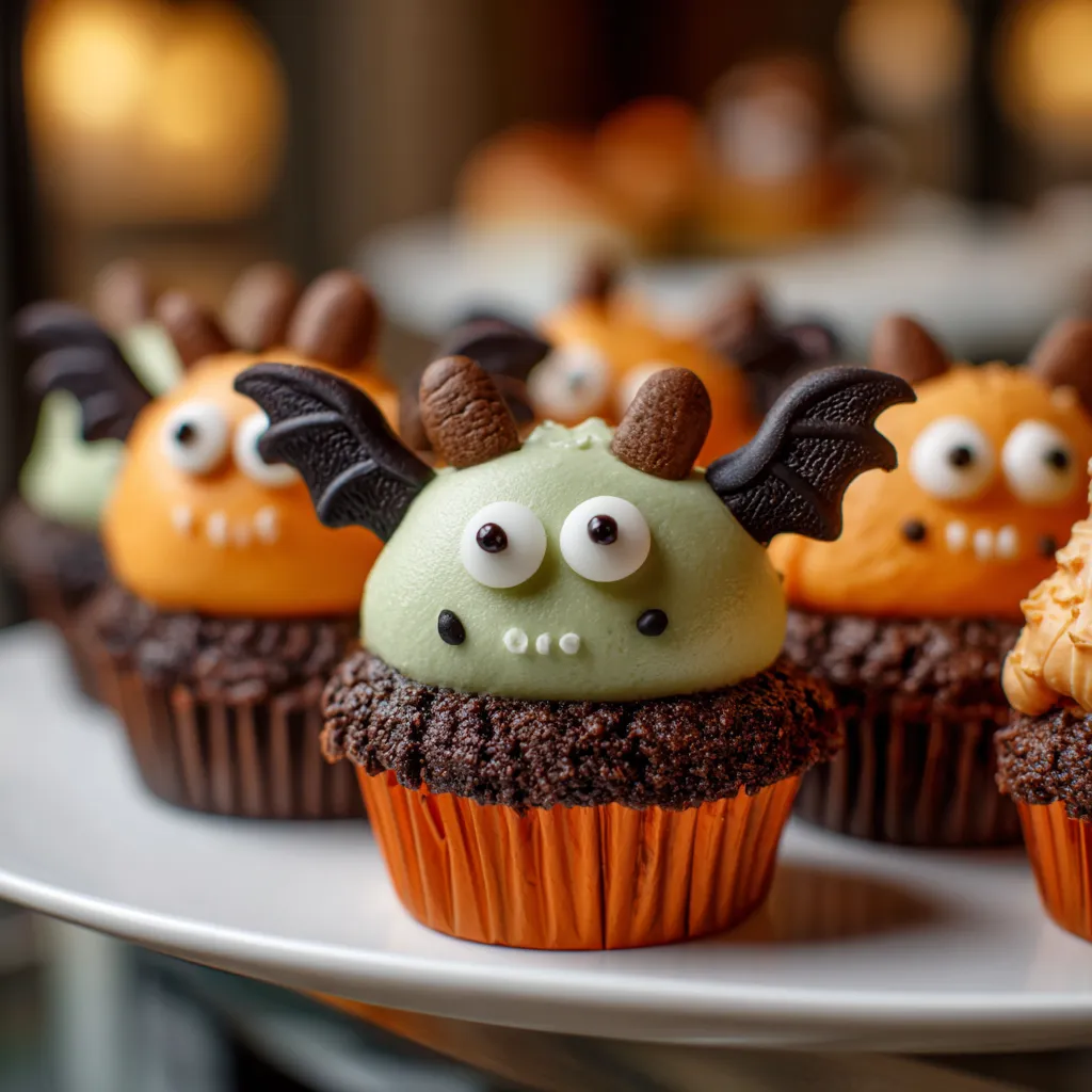 Halloween Monster Cupcakes