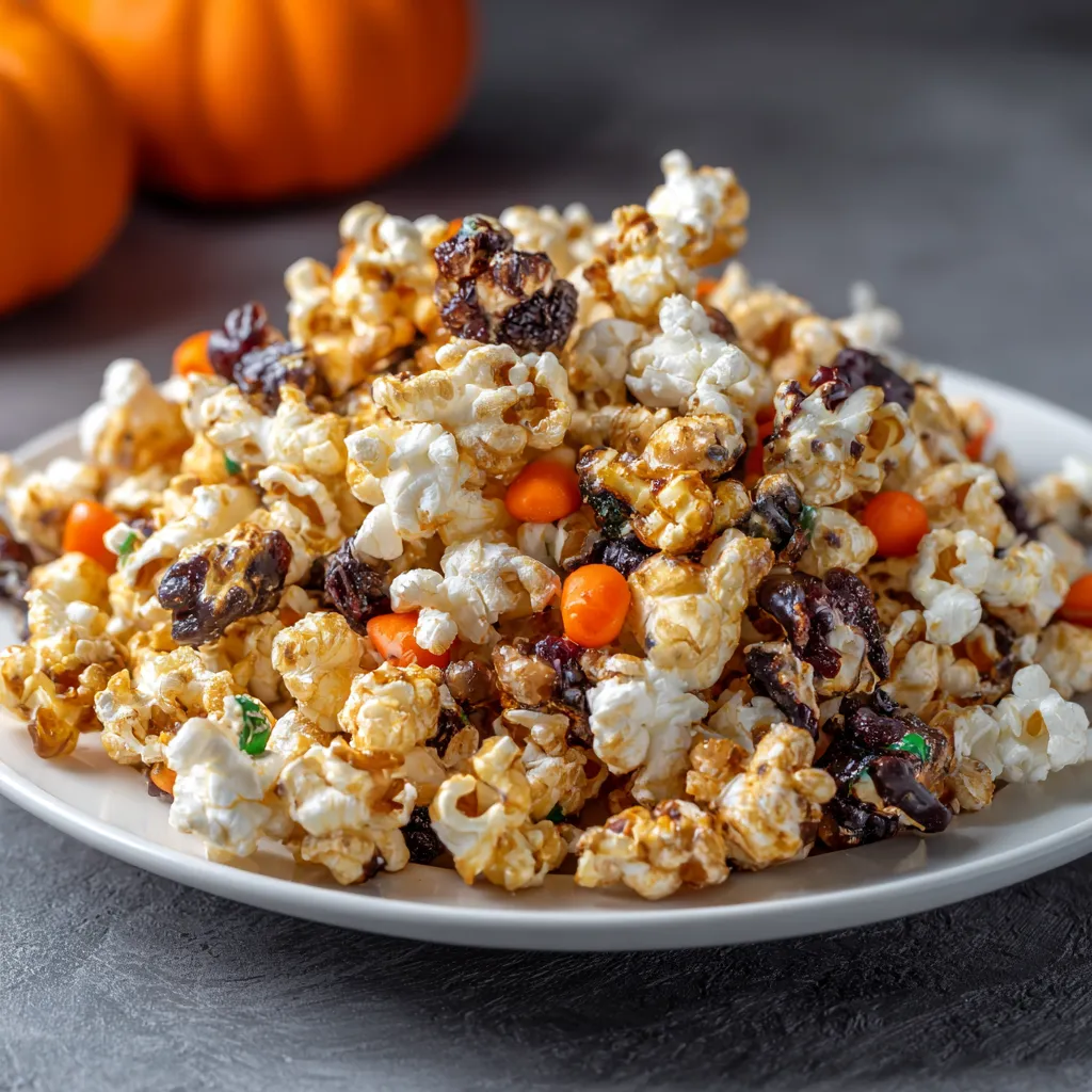 Halloween Popcorn Mix Salty