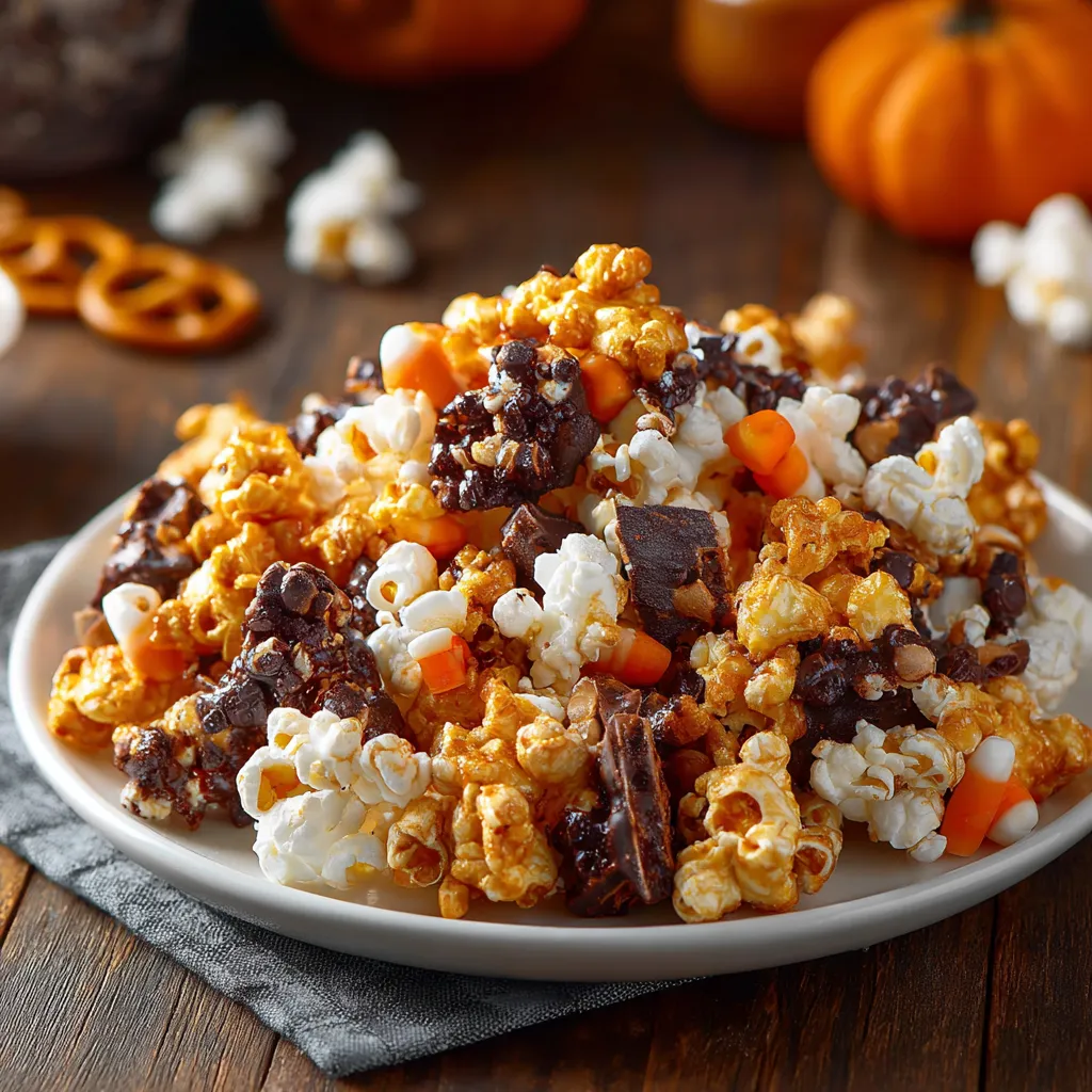 Halloween Popcorn Mix Sweet