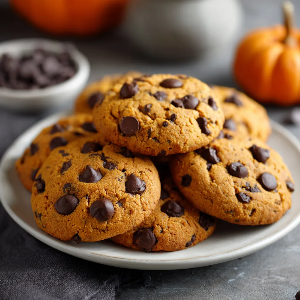 Pumpkin Chocolate Chip Cookies: A Deliciously Spiced Treat 5 Pumpkin Chocolate Chip Cookies upscaled 68f7ffd09d872