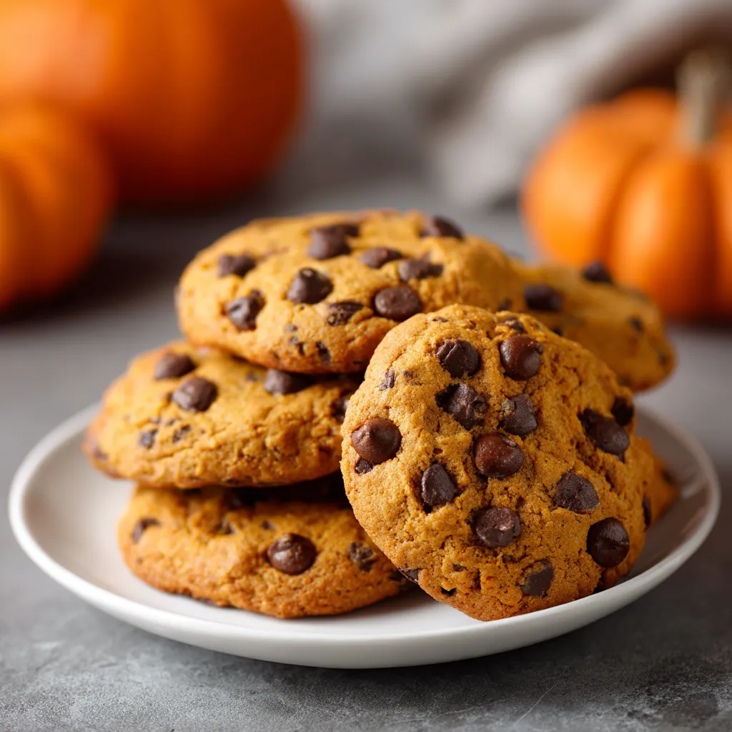 Pumpkin Chocolate Chip Cookies: A Deliciously Spiced Treat 2 Pumpkin Chocolate Chip Cookies upscaled 68f800482dac6