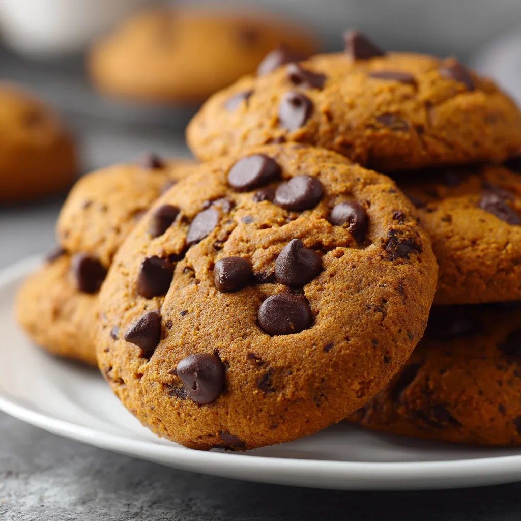 Pumpkin Chocolate Chip Cookies: A Deliciously Spiced Treat 4 Pumpkin Chocolate Chip Cookies upscaled 68f800bf01701