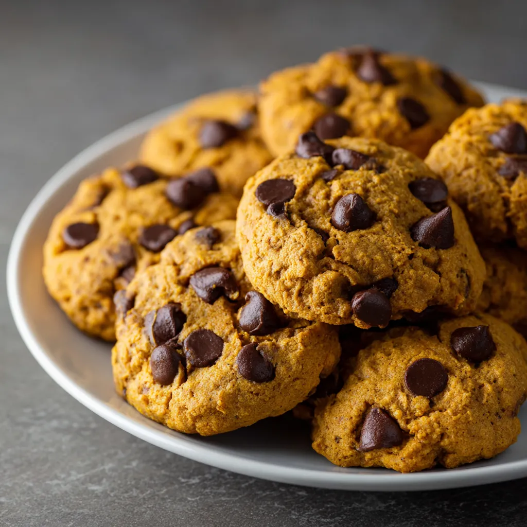 Pumpkin Chocolate Chip Cookies