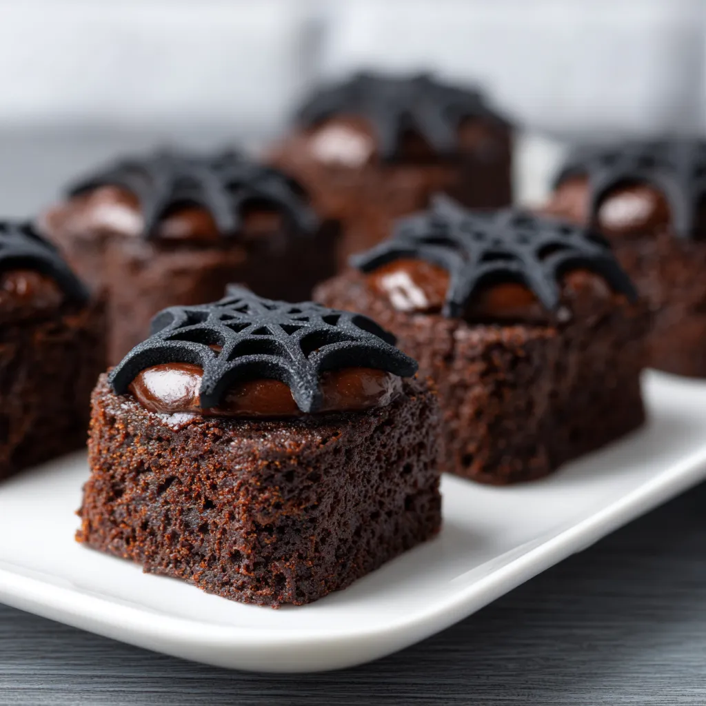 Spooky Brownie Bites: A Deliciously Frightful Treat 2 Spooky Brownie Bites upscaled 68f80318e3e40
