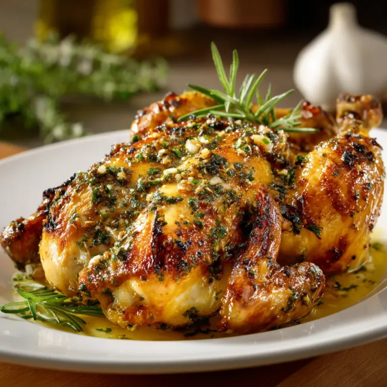 Garlic and Herb Roasted Chicken