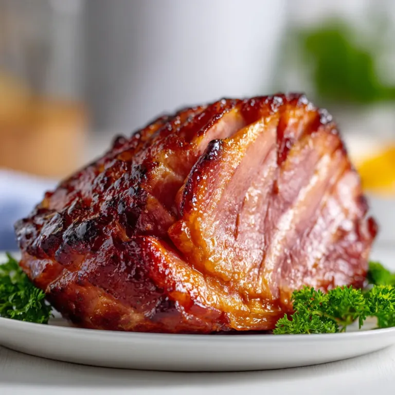 Maple-Glazed Ham