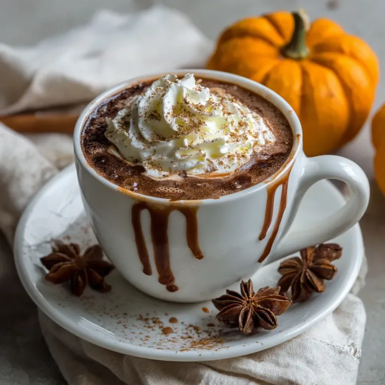 Pumpkin Spice Hot Chocolate