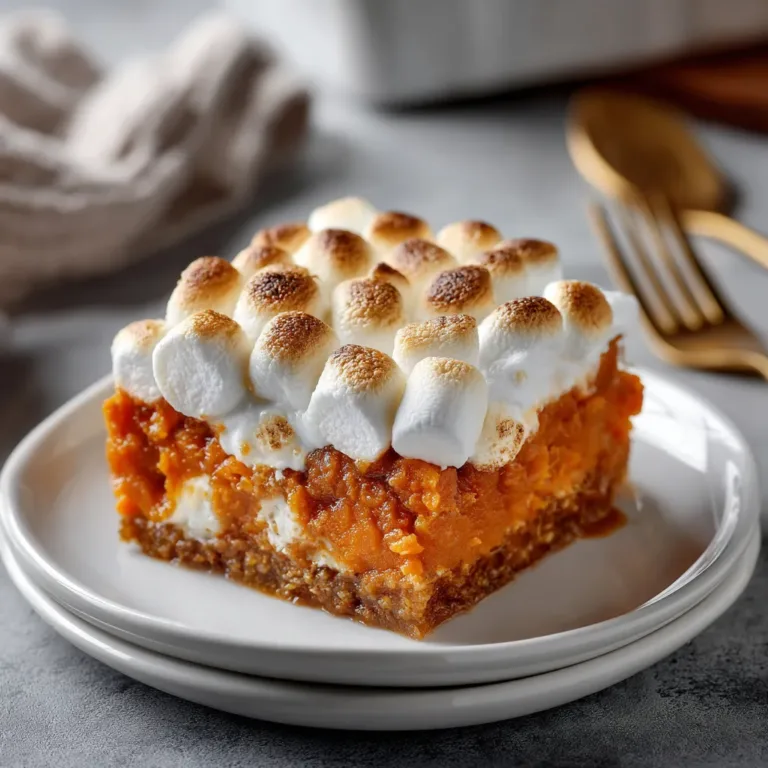 Sweet Potato Casserole with Marshmallows