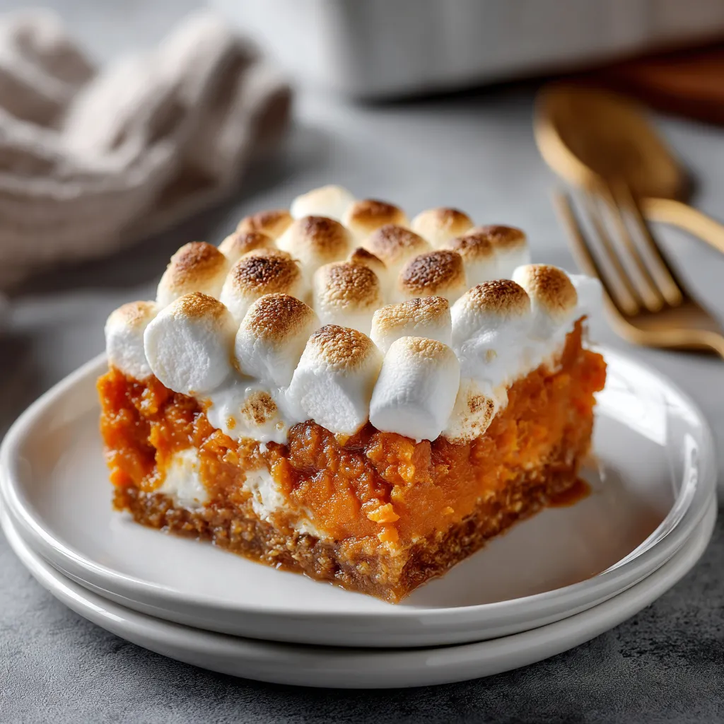 Sweet Potato Casserole with Marshmallows