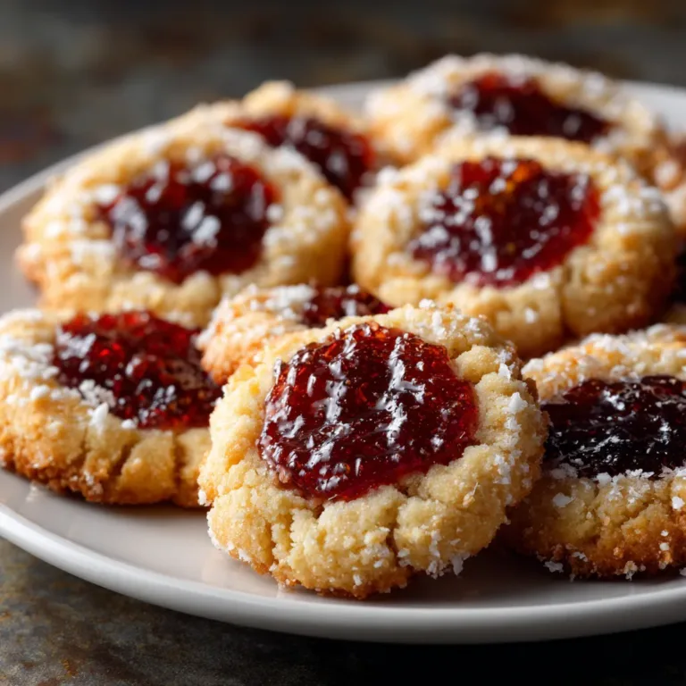 Thumbprint Jam Cookies