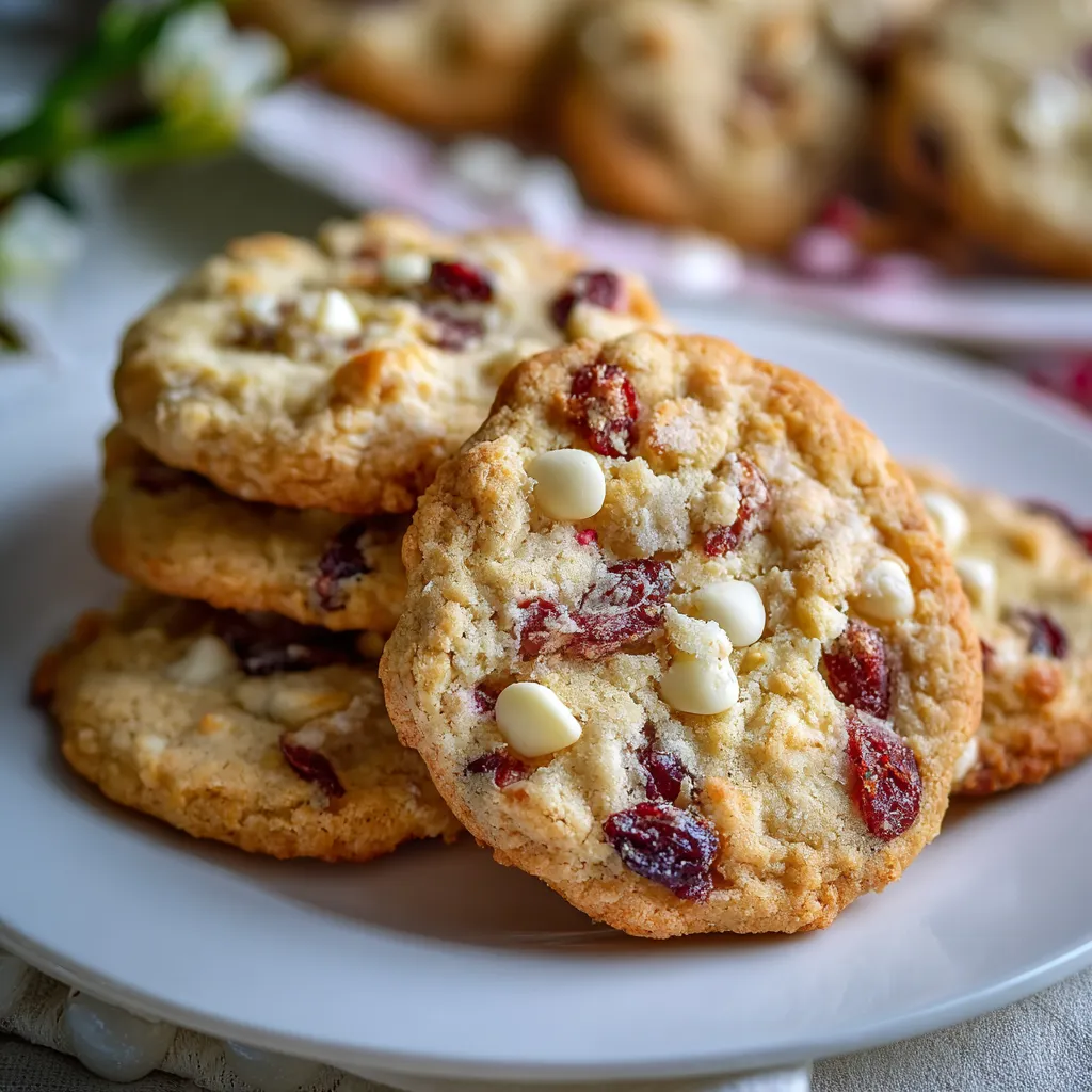 White Chocolate Cranberry Cookies