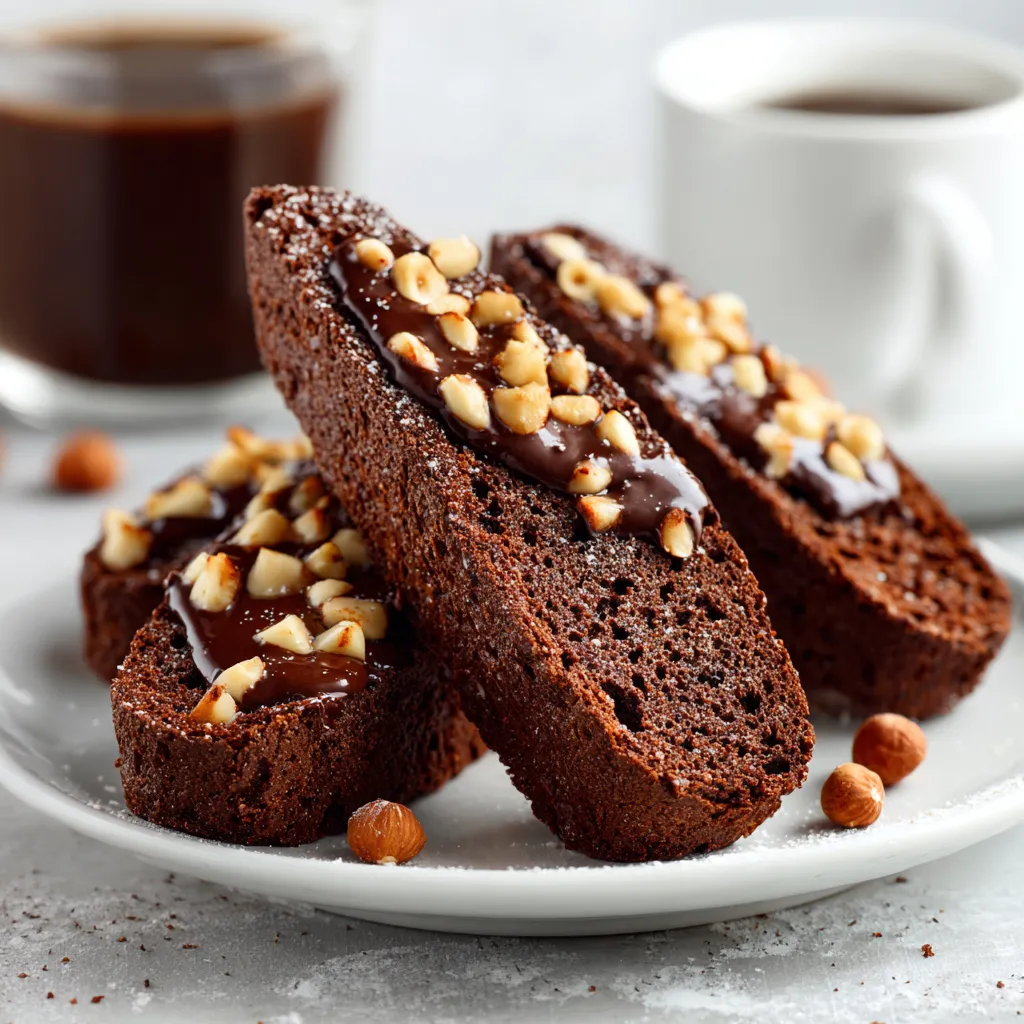 Chocolate Hazelnut Biscotti