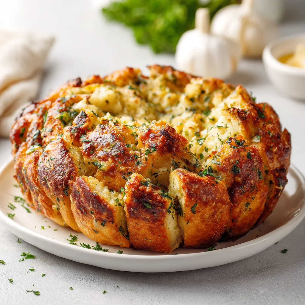 Garlic Herb Pull-Apart Bread